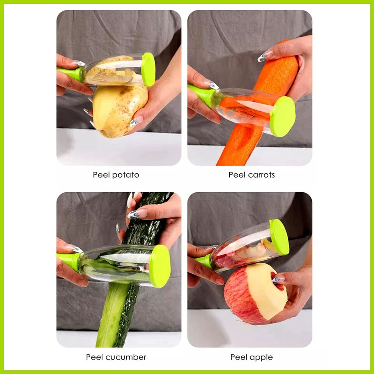 Fruit and vegetable peeling tool Fruit and vegetable peeling tool